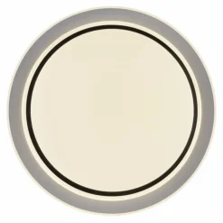 Plafonnier Globo FOPPA LED Blanc, 2 lumières, Télécommandes, Changeur de couleurs