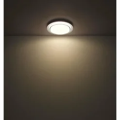 Plafonnier Globo FOPPA LED Blanc, 2 lumières, Télécommandes, Changeur de couleurs