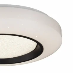 Plafonnier Globo GELLO Noir, Blanc, 1 lumière