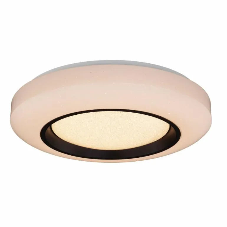 Plafonnier Globo GELLO Noir, Blanc, 1 lumière