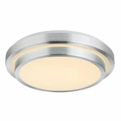 Plafonnier Globo INA Blanc, 2 lumières, Télécommandes, Changeur de couleurs