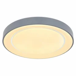 Plafonnier Globo JADA LED Noir, 1 lumière, Télécommandes