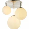 Plafonnier Globo JOEL Nickel mat, 3 lumières