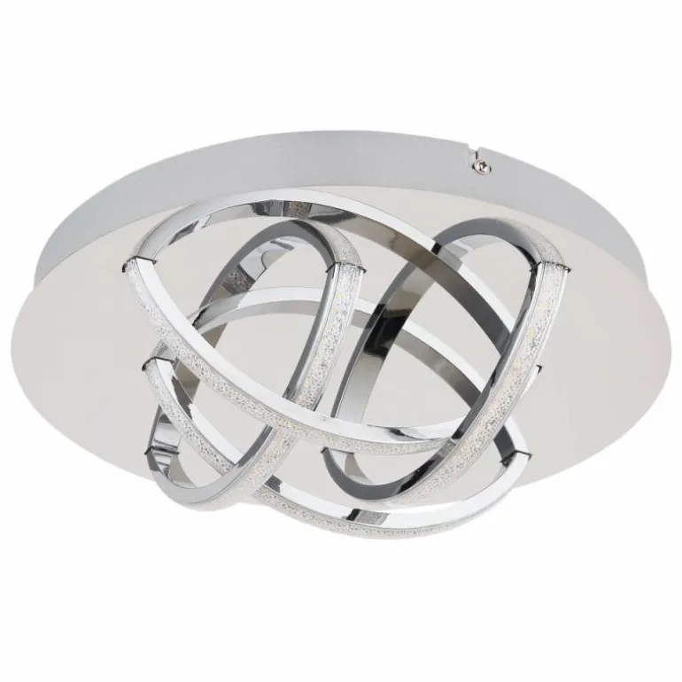 Plafonnier Globo KEANA LED Chrome, 1 lumière