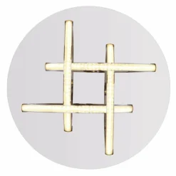 Plafonnier Globo KEANA LED Chrome, 1 lumière