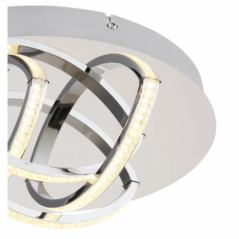 Plafonnier Globo KEANA LED Chrome, 1 lumière