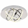 Plafonnier Globo KEANA LED Chrome, 1 lumière