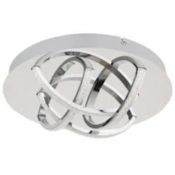 Plafonnier Globo KEANA LED Chrome, 1 lumière