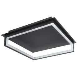 Plafonnier Globo KERASIA LED Noir, 1 lumière