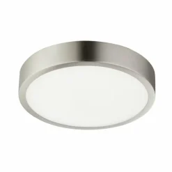 Plafonnier Globo KRULL LED Nickel mat, 1 lumière