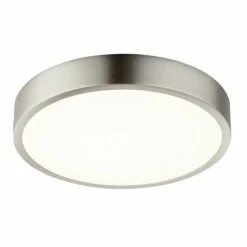 Plafonnier Globo KRULL LED Nickel mat, 1 lumière