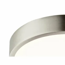 Plafonnier Globo KRULL LED Nickel mat, 1 lumière