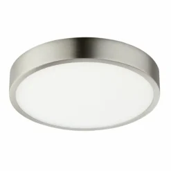 Plafonnier Globo KRULL LED Nickel mat, 1 lumière