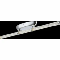 Plafonnier Globo LED Chrome, 1 lumière
