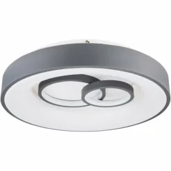 Plafonnier Globo MAVY LED Gris, 1 lumière