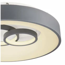 Plafonnier Globo MAVY LED Gris, 1 lumière