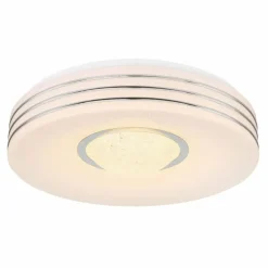 Plafonnier Globo MEFFA LED Blanc, 1 lumière, Télécommandes