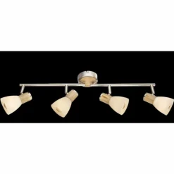 Plafonnier Globo Nickel mat, 4 lumières