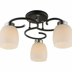 Plafonnier Globo Noir, 3 lumières