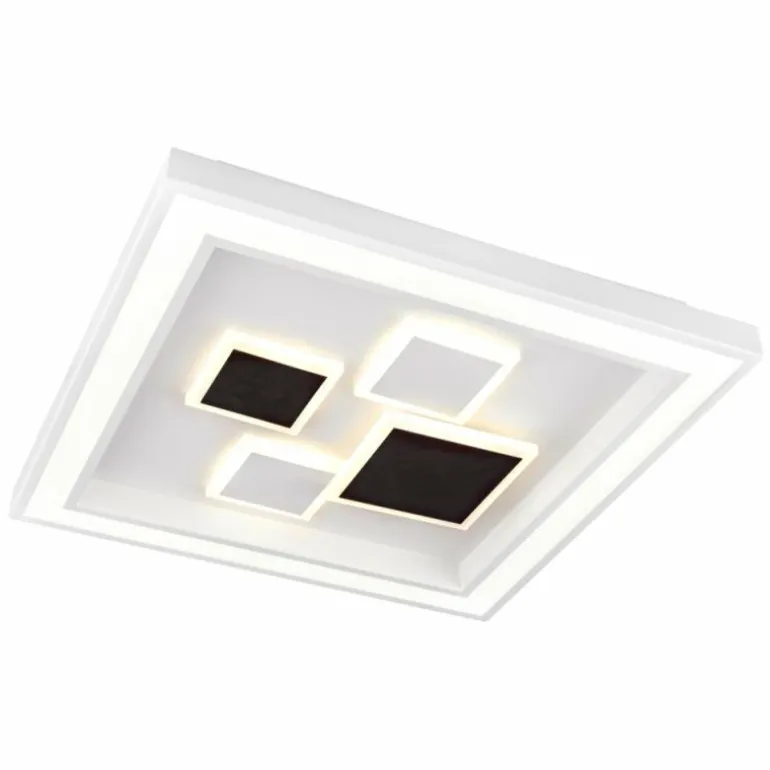 Plafonnier Globo NOLO LED Blanc, 1 lumière, Télécommandes