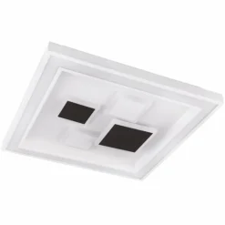 Plafonnier Globo NOLO LED Blanc, 1 lumière, Télécommandes