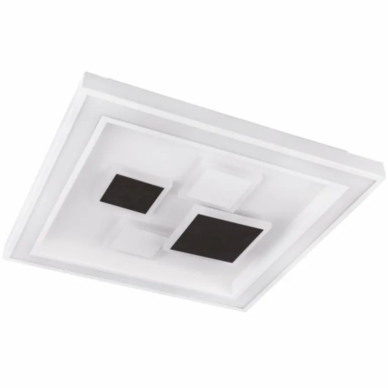 Plafonnier Globo NOLO LED Blanc, 1 lumière, Télécommandes