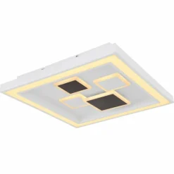 Plafonnier Globo NOLO LED Blanc, 1 lumière, Changeur de couleurs
