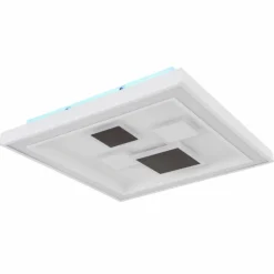 Plafonnier Globo NOLO LED Blanc, 1 lumière, Changeur de couleurs