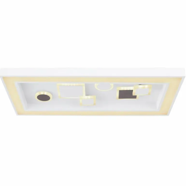 Plafonnier Globo RABEA LED Blanc, 1 lumière, Télécommandes