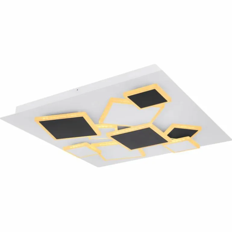Plafonnier Globo RABEA LED Blanc, 1 lumière, Télécommandes