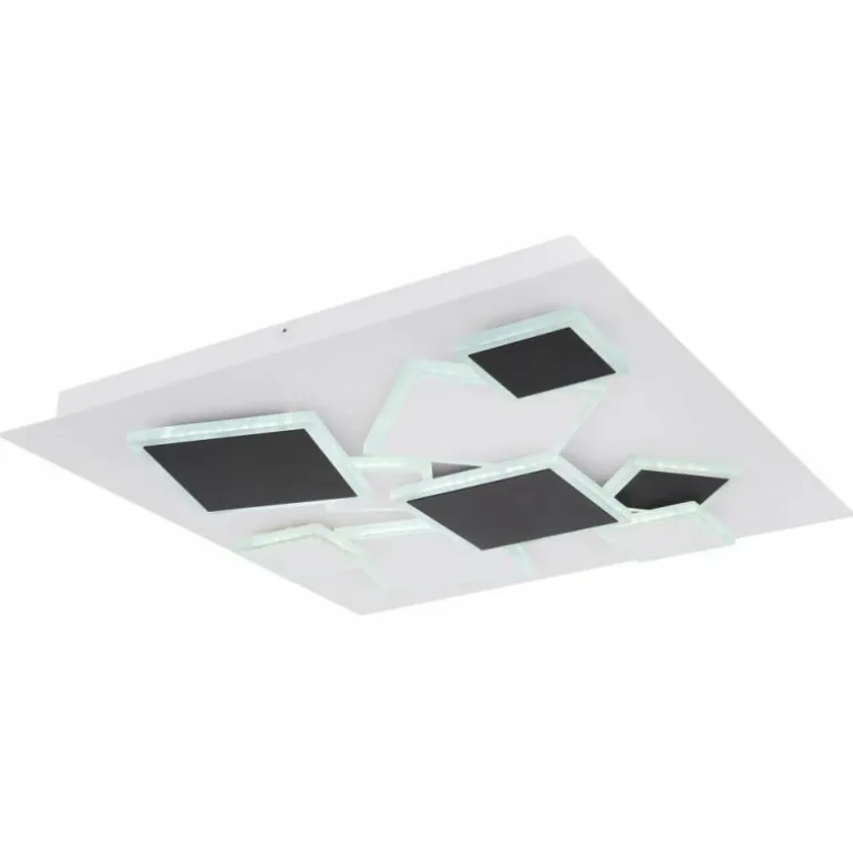 Plafonnier Globo RABEA LED Blanc, 1 lumière, Télécommandes