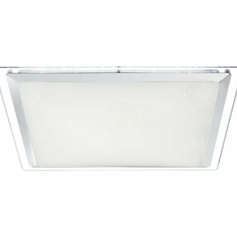 Plafonnier Globo Rena LED Blanc, 1 lumière, Télécommandes