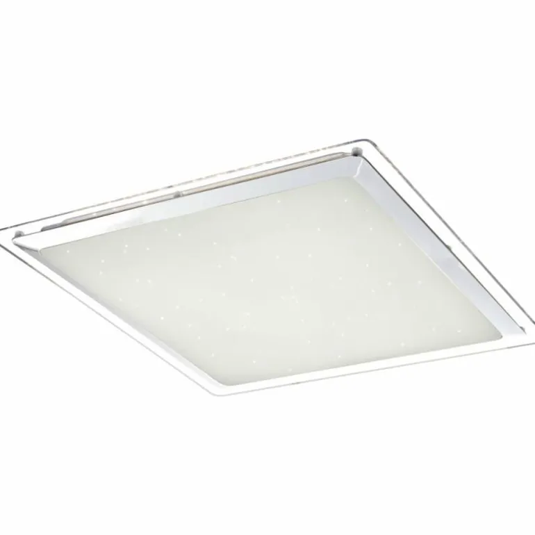 Plafonnier Globo Rena LED Blanc, 1 lumière, Télécommandes