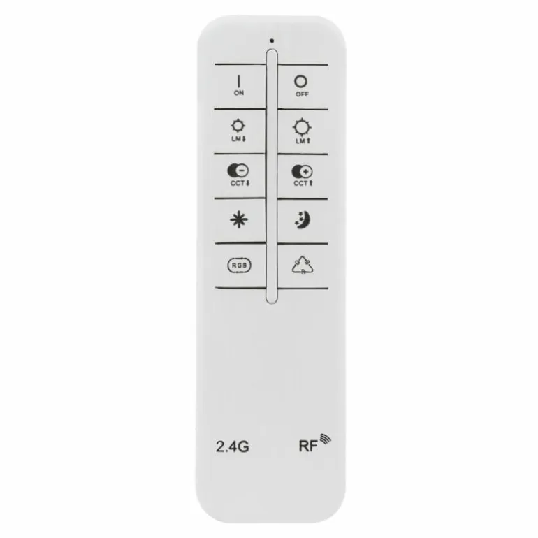 Plafonnier Globo SQUARE LED Blanc, 1 lumière, Télécommandes, Changeur de couleurs