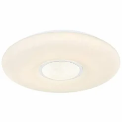 Plafonnier Globo SULLY LED Blanc, 1 lumière, Télécommandes, Changeur de couleurs