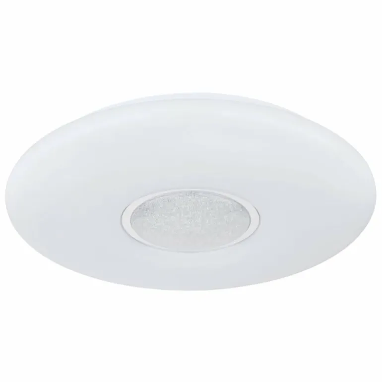 Plafonnier Globo SULLY LED Blanc, 1 lumière, Télécommandes, Changeur de couleurs
