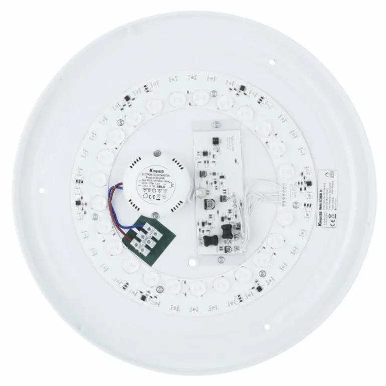 Plafonnier Globo SULLY LED Blanc, 1 lumière, Télécommandes, Changeur de couleurs