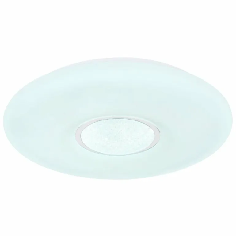 Plafonnier Globo SULLY LED Blanc, 1 lumière, Télécommandes, Changeur de couleurs