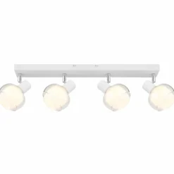 Plafonnier Globo TOKKI Blanc, 4 lumières