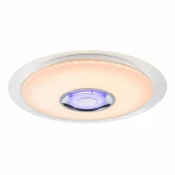 Plafonnier GLOBO TUNE LED Blanc, 2 lumières, Télécommandes, Changeur de couleurs