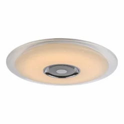 Plafonnier Globo TUNE LED Blanc, 2 lumières, Télécommandes, Changeur de couleurs