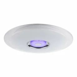 Plafonnier Globo TUNE LED Blanc, 2 lumières, Télécommandes, Changeur de couleurs