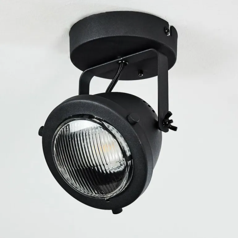 Plafonnier Glostrup LED Noir, 1 lumière