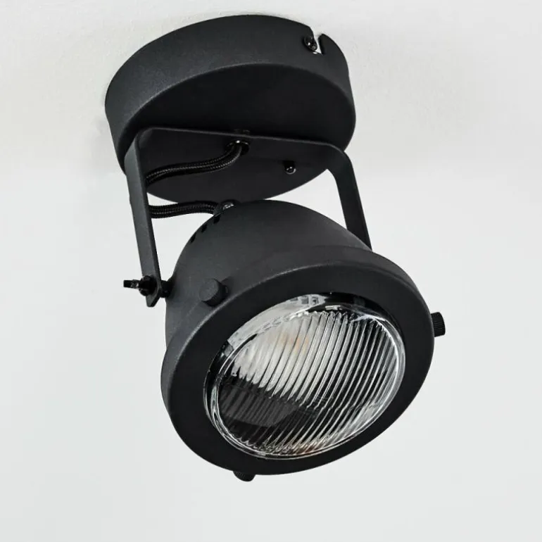 Plafonnier Glostrup LED Noir, 1 lumière