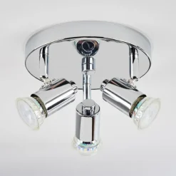 Plafonnier Grafberg Chrome, 3 lumières
