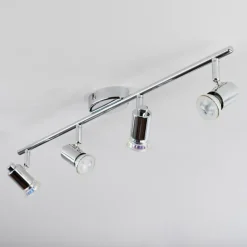 Plafonnier Grafberg Chrome, 4 lumières