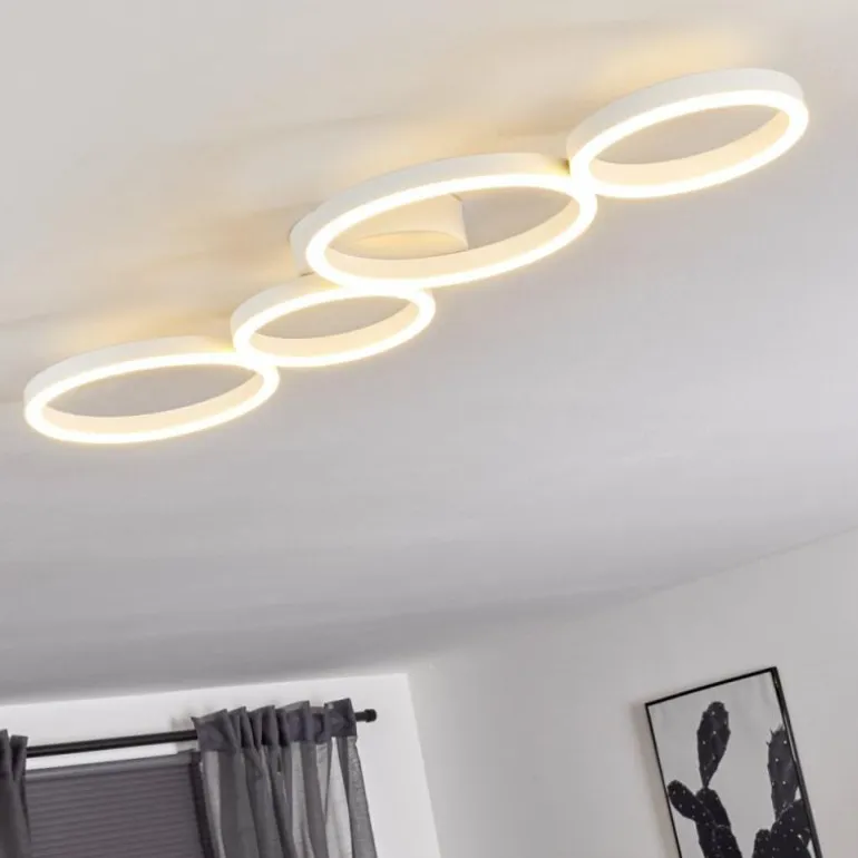 Plafonnier Grasse LED Blanc, 1 lumière