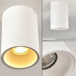 Plafonnier Grenada Blanc, 1 lumière