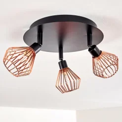 Plafonnier Grönhöj Noir, 3 lumières