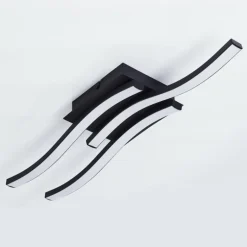 Plafonnier Grossari LED Noir, 3 lumières